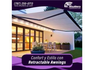 Retractables Awing controla luz y calor