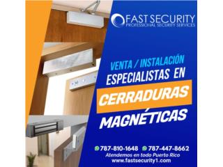 Cerradura magnetica hasta 400lbs, FAST SECURITY  Puerto Rico