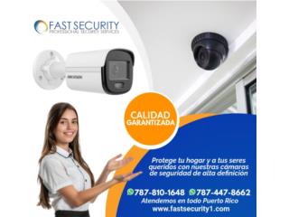 Variedad de camaras de seguridad y servicios, FAST SECURITY  Puerto Rico