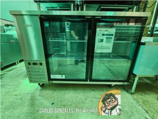BACK BAR COOLER/PUERTAS CRITAL/2.3 AMP