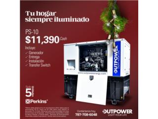 Generador PS-10 10KW, Outpower Energy Corp. Puerto Rico