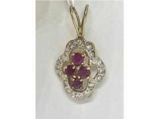 CHARM RUBIES  14KT, JOYERIA CARMEN Puerto Rico