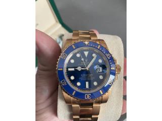 Rolex Submariner azul Oro 18k , Luxury Watch Store Puerto Rico