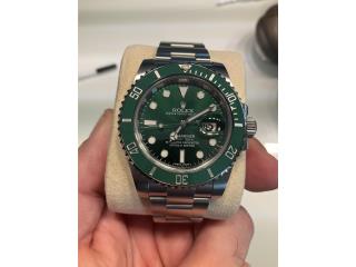 Rolex Submariner verde HULK Descontinuado!, Luxury Watch Store Puerto Rico