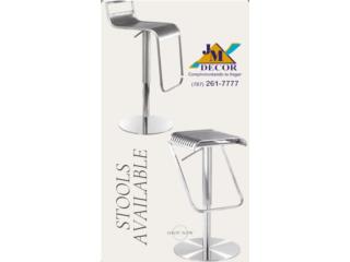 Stools en Stainless Steel, JM DECOR / www.jmdecor.net Puerto Rico