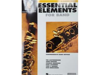 Libro Essential elements clarinete 1, La Antorcha Music arecibo Puerto Rico