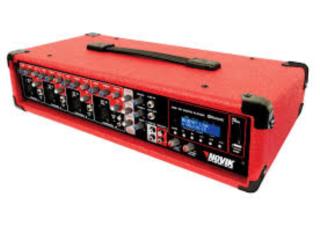 Consola amplificada 4 canales novik 600 watts