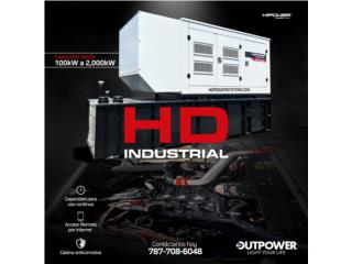 Dorado Puerto Rico Muebles de Patio, Generador Hipower HD Industrial 100K-2000K