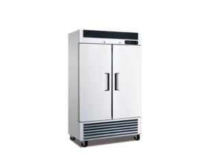 Nevera de 2 puertas solida Stainless steel, Master Chef Puerto Rico