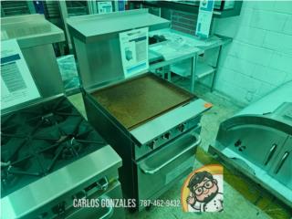 PLANCHA CON HORNO/INDUSTRIAL/STAINLESS STEEL