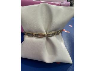 Brazalete 14k con diamantes