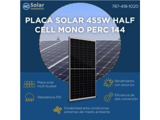San Juan - Viejo SJ Puerto Rico Plantas Electricas, Placa Solar 455W HALF CELL MONO PERC 144