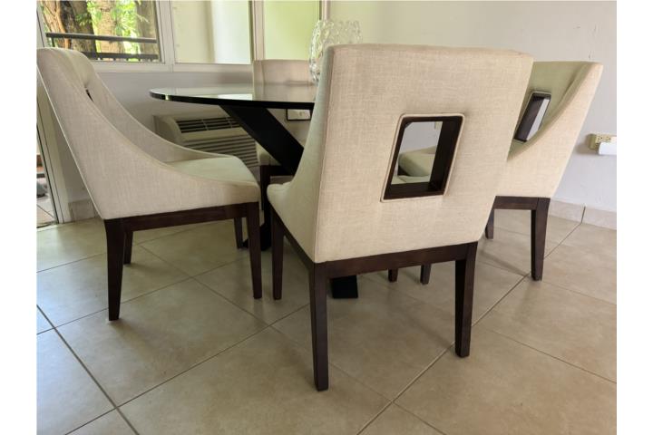 Mesa de comedor de Koper (4 sillas) Puerto Rico