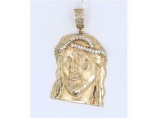 Charm Rostro de Cristo 14kt Diamantes , Monte Piedad, Inc. Puerto Rico