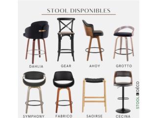 STOOLS EN MADERA