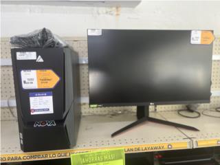 COMBO DE PC GAMING Y MONITOR GAMING LG 27