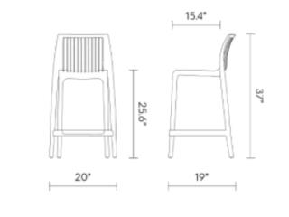 Milos Counter/Bar Stool