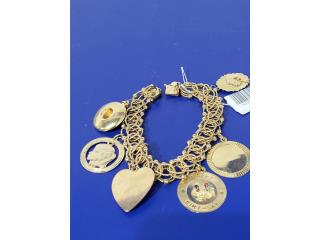 Puerto Rico - Articulos14K Y/G CHARM BRACELET Puerto Rico