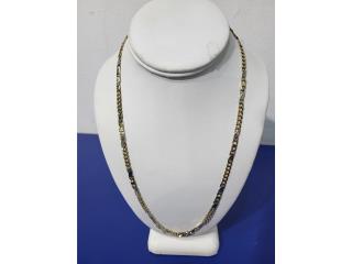 14K  Y/G FASHION CHAIN