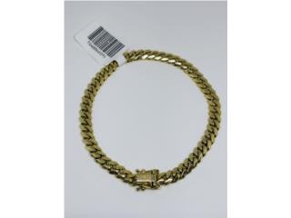 Pulsera cubana 10k 6mm