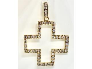 CHARM CRUZ ORO 14KT