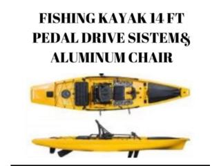 Pedal Fishing Kayak 14 Feet Kalinago Watercra