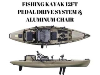 Pedal Fishing Kayak 12feet Kalinago Watercrat