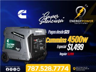 CUMMINS 4500W, ENERGY POWER SOLUTION Puerto Rico