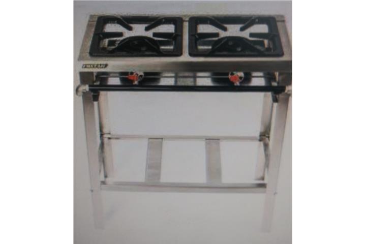 ESTUFA FOXTAIL STAINLESS STEEL - 2 QUEMADORES