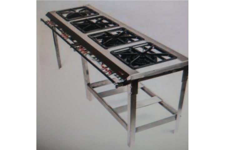 ESTUFA 4 INFIERNILLOS STAINLESS STEEL nueva