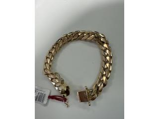 PULSERA CUBANA 14kt 93.9 gramos 12mm 8largo