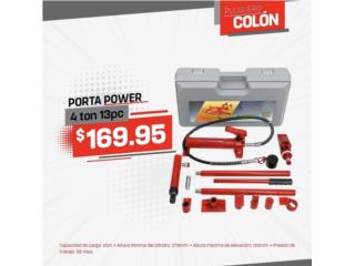 Puerto Rico - ArticulosPULGUERO COLON PORTA POWER 4 TON 13PC Puerto Rico