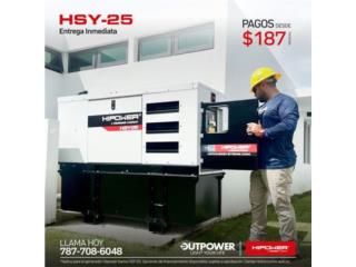 Toa Baja Puerto Rico Selladores Techo, Generador Hipower HSY-25 25KW