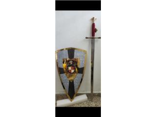 San Juan - Ro Piedras Puerto Rico Plantas Electricas, Escudo y espada medievales