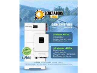 GENVERSE PUERTO RICO BY JACKERY, GENERATORS & MORE INC. Puerto Rico