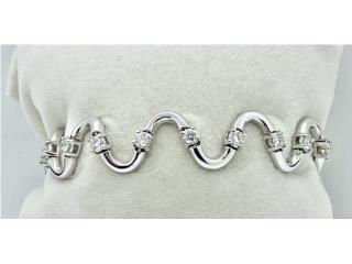 PULSERA BRILLANTES 18KT, JOYERIA CARMEN  Puerto Rico