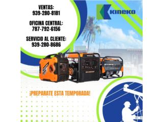 GENERADORES ELECTRICOS INVERTER PORTATILES, KINEKO ENERGY LLC Puerto Rico