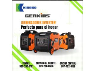 KINEKO| GENERADORES PORTATILES INVERTER, KINEKO ENERGY LLC Puerto Rico