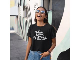 Viva la Patria Crop Tee, Mercado Boricua Puerto Rico