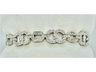 PULSERA BRILLANTES 18KT, JOYERIA CARMEN  Puerto Rico