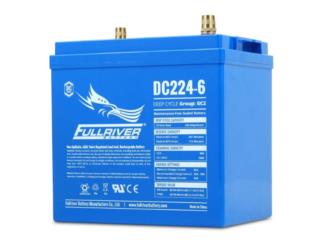 BATERIA 224AH FULLRIVER BLUE AGM 6 VOLTS, Puerto Rico