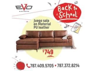 Juego de sala en material PU Leather