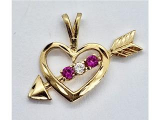 CHARM CORAZON 14KT, JOYERIA CARMEN  Puerto Rico