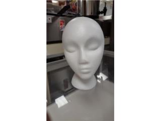 Foam Mannequin Heads for Hair Wigs, WSB Supplies U Puerto Rico