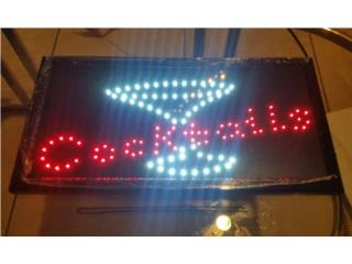 LED SIGN COCTAILS 19 X 10 IN., WSB Supplies U Puerto Rico