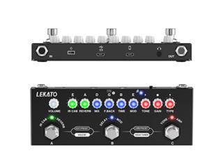 Pedal effectos guitarra electrica recargable