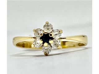 SORTIJA FLOR 18KT, JOYERIA CARMEN Puerto Rico