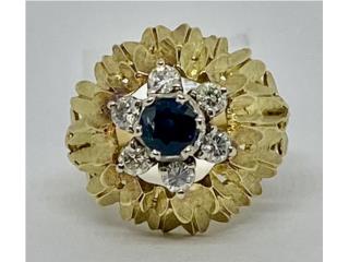 SORTIJA BRILLANTES 18KT, JOYERIA CARMEN Puerto Rico