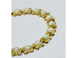 PULSERA PERLAS 14KT