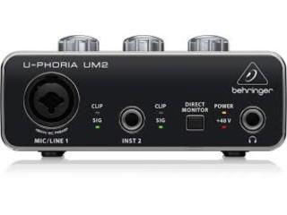 Behringer UM2 USB Audio Interface with XENYX 